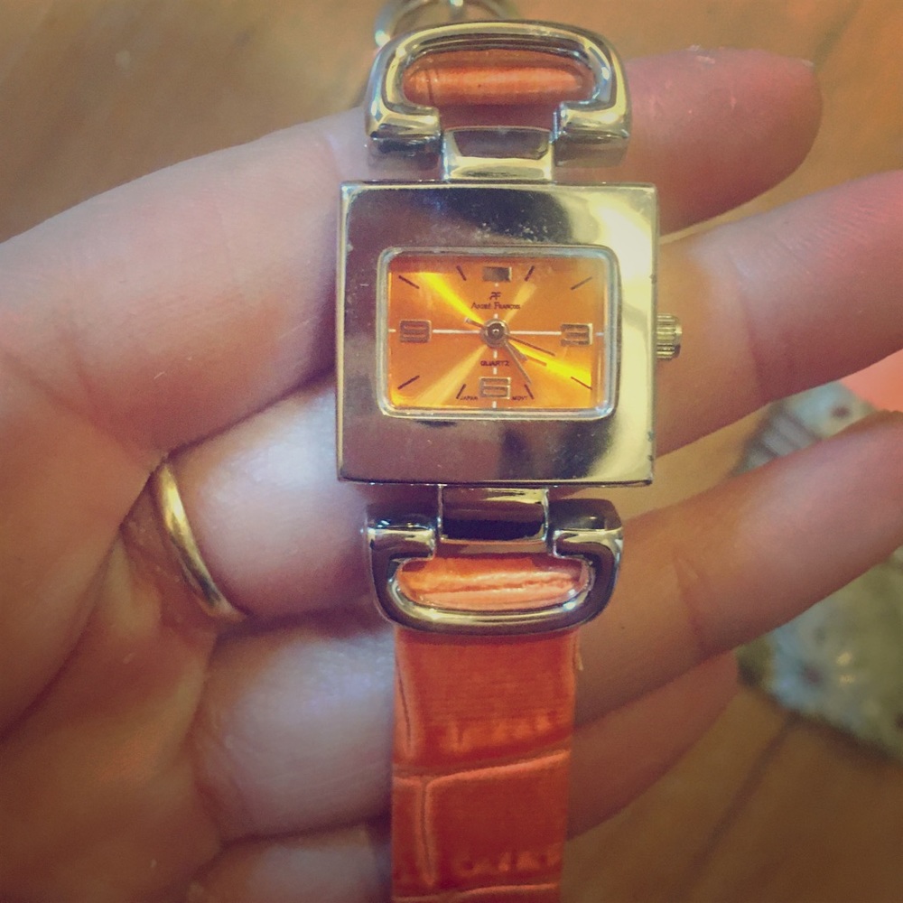 Andre Francois Collection fashion watch with pouch